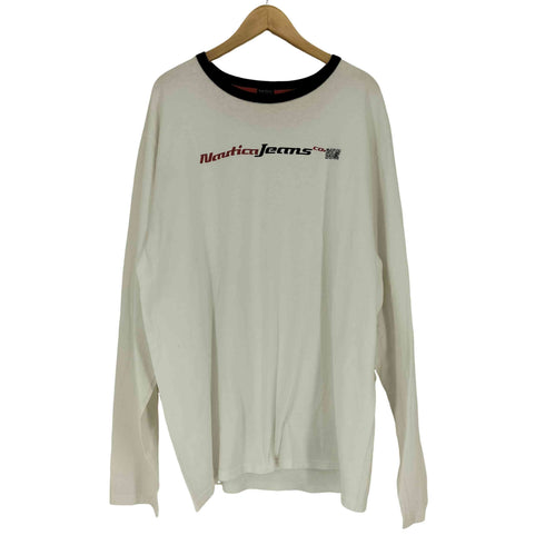 ノーティカ NAUTICA フロントプリントL/S TEE メンズ JPN:XL