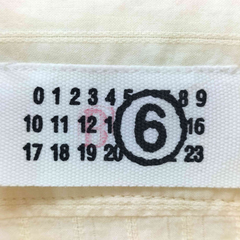 メゾンマルタンマルジェラ Maison Martin Margiela LONG SHIRT コットンストライプシャツ レディース 36