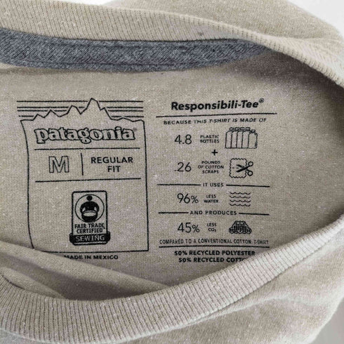 パタゴニア patagonia REGULAR FIT バックプリントL/S TEE メンズ JPN:M