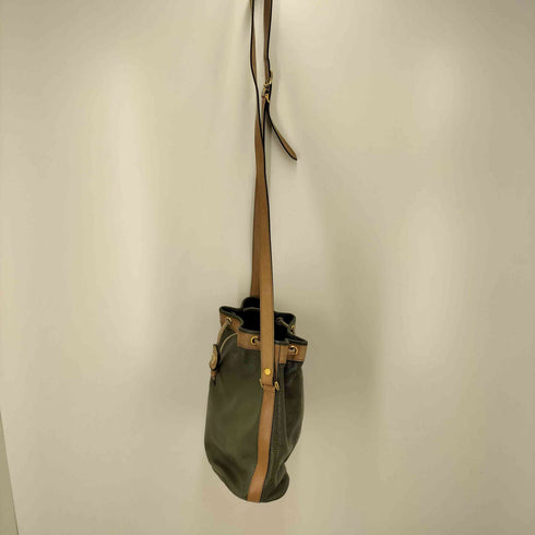 クリスチャンディオール Christian Dior OLD Leather Drawstring Shoulder Bag オールド レザー 巾着 ショルダーバッグ レディース