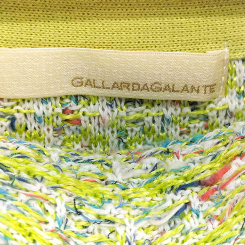 ガリャルダガランテ GALLARDAGALANTE ボートネック ツイードニット レディース FREE