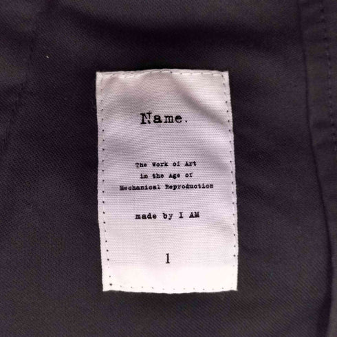 ネーム Name. 18SS WEATHER CLOTH COACH JKT メンズ 1