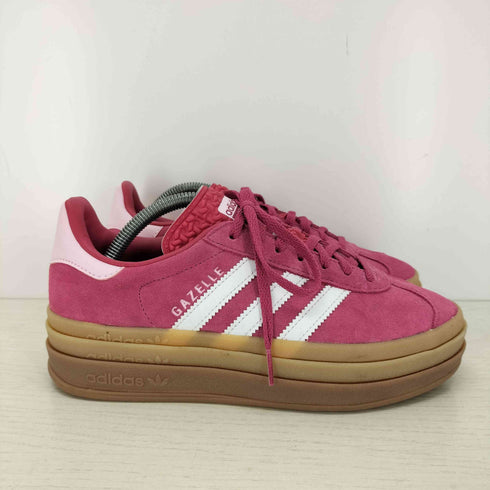 アディダスオリジナルス adidas Originals GAZELLE ワイルドピンク×フットウェアホワイト×クリアピンク レディース JPN:22.5