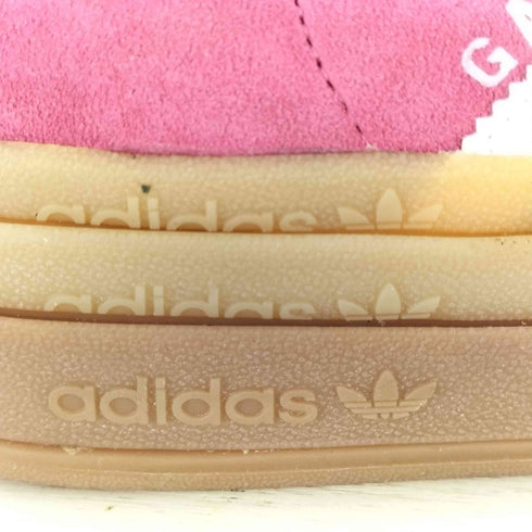 アディダスオリジナルス adidas Originals GAZELLE ワイルドピンク×フットウェアホワイト×クリアピンク レディース JPN:22.5