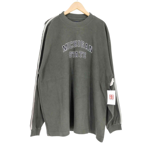 ジャンスポーツ JanSport モックネックフロントプリントリブスウェット メンズ JPN:L
