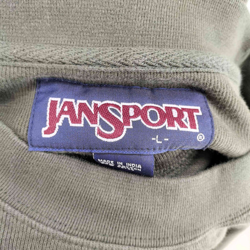 ジャンスポーツ JanSport モックネックフロントプリントリブスウェット メンズ JPN:L