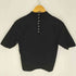 24SS 12closet 洗える 後ろパールボタン モックネック ニット レディース JPN:36