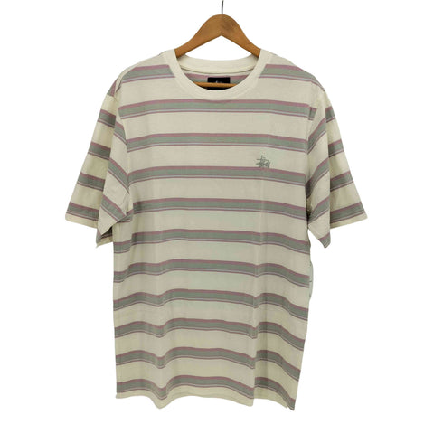 ステューシー Stussy Harbour Stripe S/S Crew メンズ JPN:L