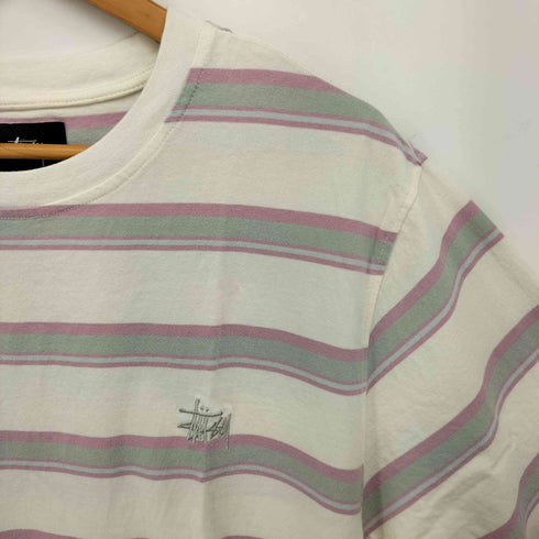 ステューシー Stussy Harbour Stripe S/S Crew メンズ JPN:L