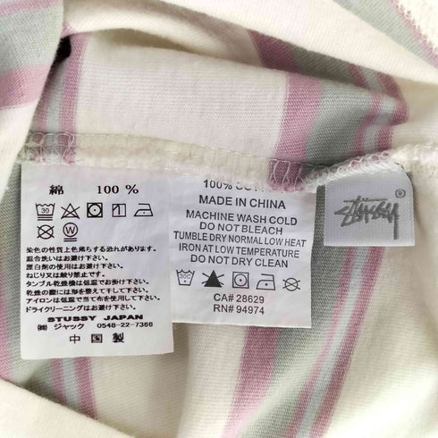 ステューシー Stussy Harbour Stripe S/S Crew メンズ JPN:L