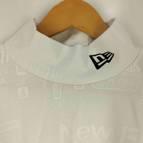 ニューエラ NEW ERA ロゴ 総柄 ハイネック ロングスリーブTシャツ メンズ import:XL