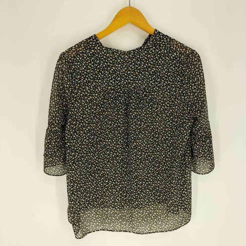 ユナイテッドアローズ UNITED ARROWS フラワープリント ショートスリーブ ブラウス レディース