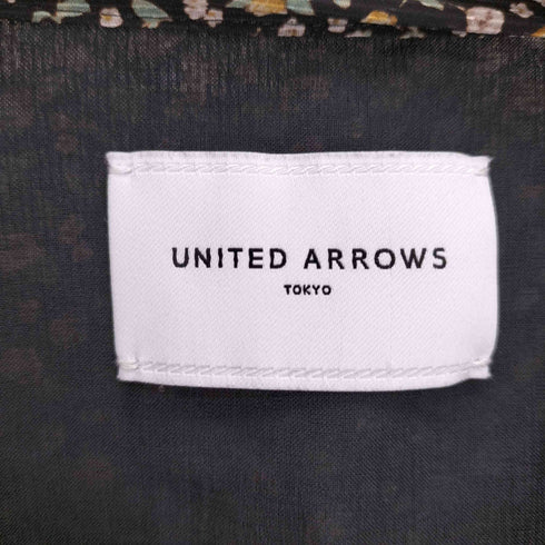 ユナイテッドアローズ UNITED ARROWS フラワープリント ショートスリーブ ブラウス レディース