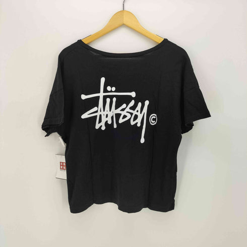 ステューシー Stussy ロゴ ショート丈 クルーネックTシャツ レディース JPN:M