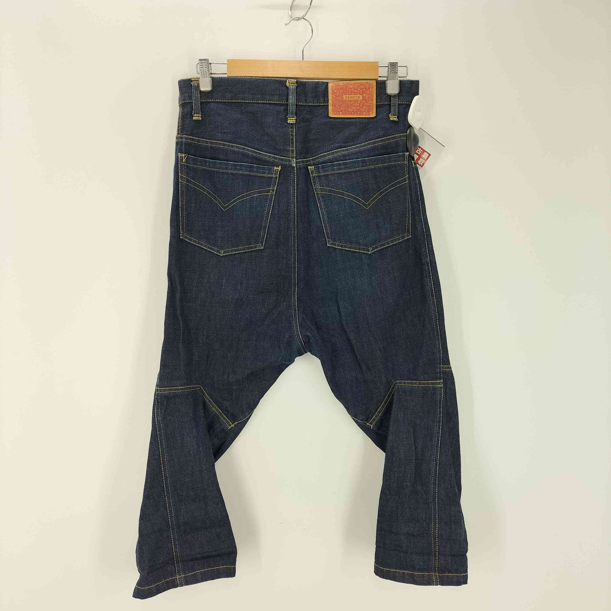 ネメス NEMETH デニムサルエルパンツ 立体裁断 メンズ JPN：XS