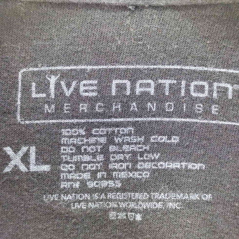 LIVE NATION アーティストプリントTシャツ メンズ import:XL