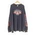 アルスタイルアパレルアクティブウェアー ALSTYLE APPAREL & ACTIVEWEAR コピーライト2007 HARLEY-DAVIDSON 袖フロントプリントL/S TEE メンズ 3XL