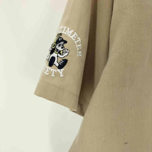 センチメーター centimeter 刺繍ベースボールシャツ メンズ JPN:L