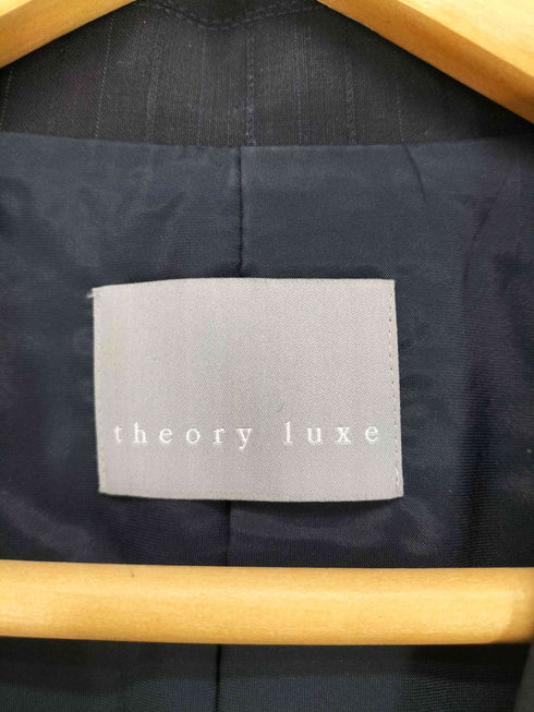 セオリーリュクス theory luxe スカートスーツ ストライプ グレー レディース 38