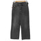 ディーゼル DIESEL ワイドブラックデニムパンツ メンズ JPN:L