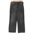 ディーゼル DIESEL ワイドブラックデニムパンツ メンズ JPN:L