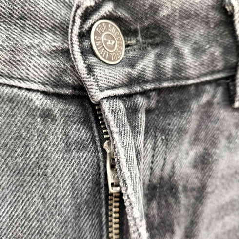 ディーゼル DIESEL ワイドブラックデニムパンツ メンズ JPN:L