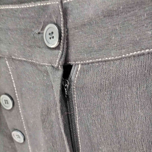 フロントデザインワイドデニムパンツ メンズ