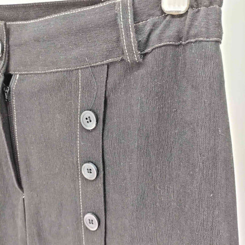 フロントデザインワイドデニムパンツ メンズ