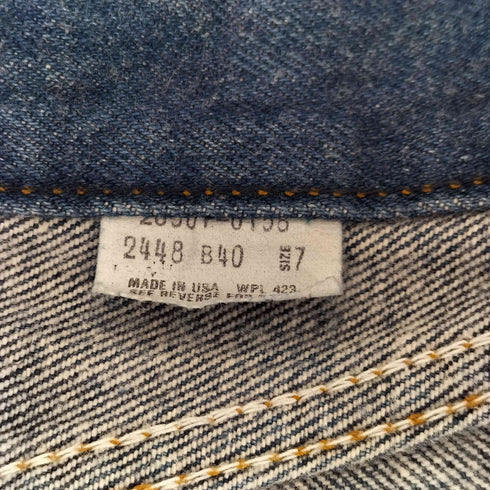 リーバイス Levis 80s 544 USA製 ボタンフライデニムパンツ レディース 7