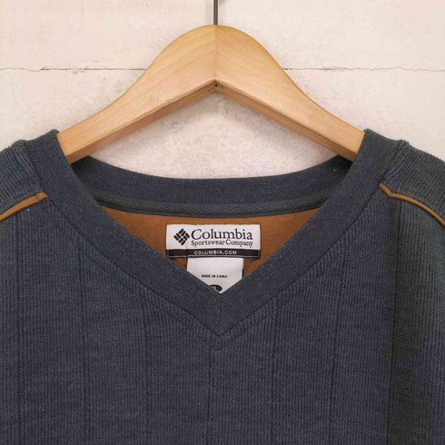 コロンビア Columbia Vネックリブスウェット メンズ JPN:XL