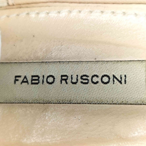 ファビオルスコーニ FABIO RUSCONI INTER-CHAUSSURES ナプラック/ファブリックコンビパンプス レディース 36