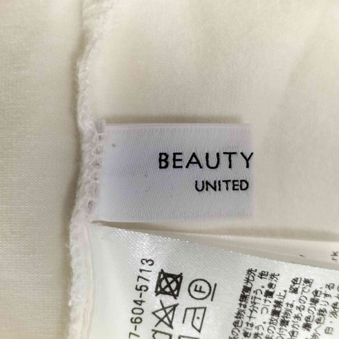 ビューティーアンドユースユナイテッドアローズ BEAUTY & YOUTH UNITED ARROWS コットンシアーコンビ5分袖 Tシャツ レディース