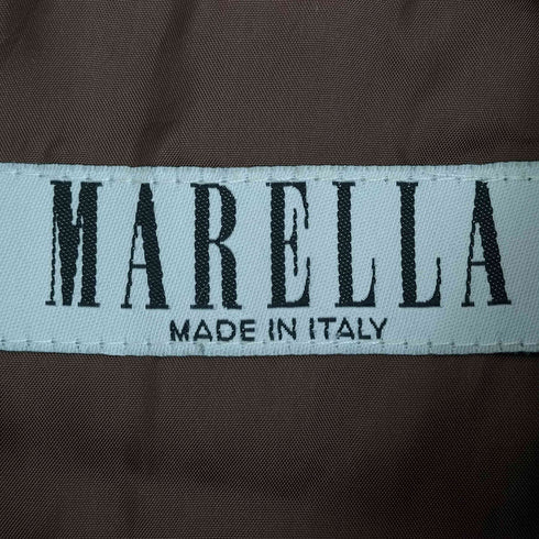 マレーラ MARELLA イタリア製 リネン100 半袖 ジャケット レディース 42