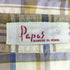 パパス papas チェック L/S シャツ レディース