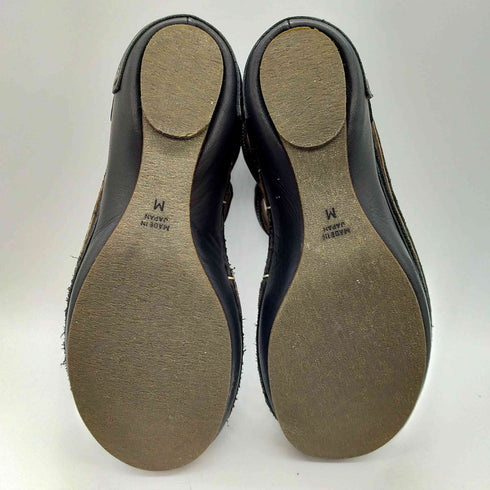 HINA DAY GREEN Leather Sabots レザー サボ サンダル レディース JPN:M
