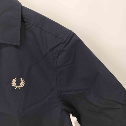 フレッドペリー FRED PERRY リブド ヘム リビアカラー シャツ メンズ import:M