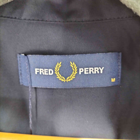 フレッドペリー FRED PERRY リブド ヘム リビアカラー シャツ メンズ import:M