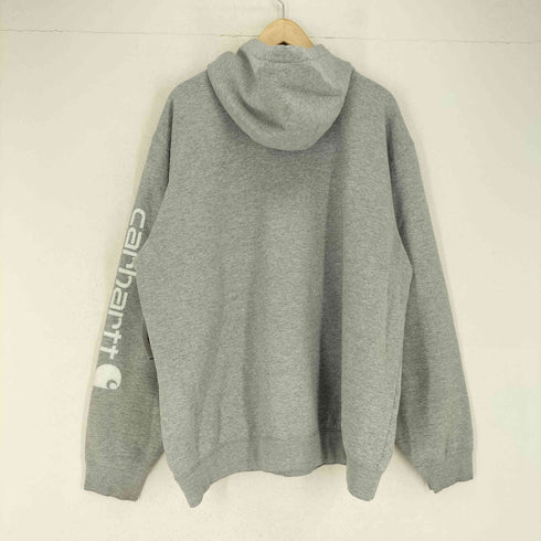 カーハート Carhartt 袖プリントプルオーバーパーカー メンズ JPN:XL