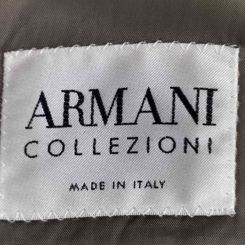 アルマーニコレツィオーニ ARMANI COLLEZIONI 背抜き 2B シングル ジャケット & 1タック スラックス セットアップ メンズ