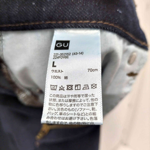 ジーユー GU バレルレッグジーンズ レディース JPN:L