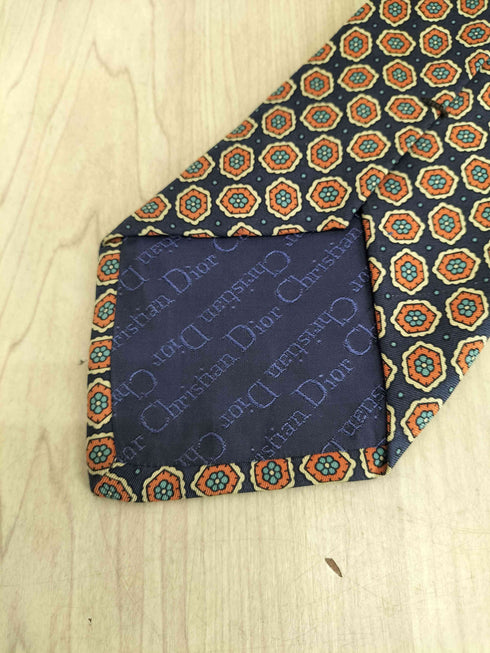 クリスチャンディオール Christian Dior MADE IN ITALY 花柄シルクネクタイ メンズ ONE SIZE