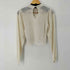 ザラ ZARA L/S レースデザインニットトップス レディース import:S
