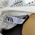 ザラ ZARA L/S レースデザインニットトップス レディース import:S