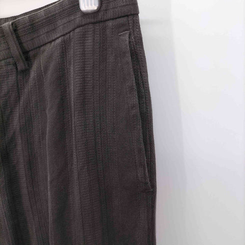 ユリウス JULIUS 05AW THIEVES: SOOTY JACOUARD ストライプフレアスラックス メンズ JPN:1