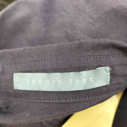 セオリーリュクス theory luxe アセテートコットン フリルシャツブラウス レディース 040