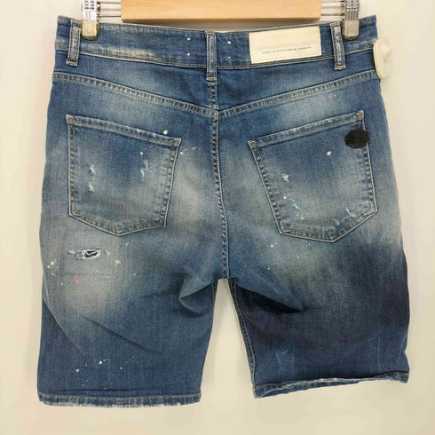 premium mood denim superior PMDS ペイント ダメージ デニムショーツ レディース 32