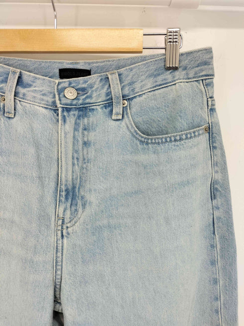 ユニクロ UNIQLO ワイドストレートジーンズ レディース 25(63.5cm)