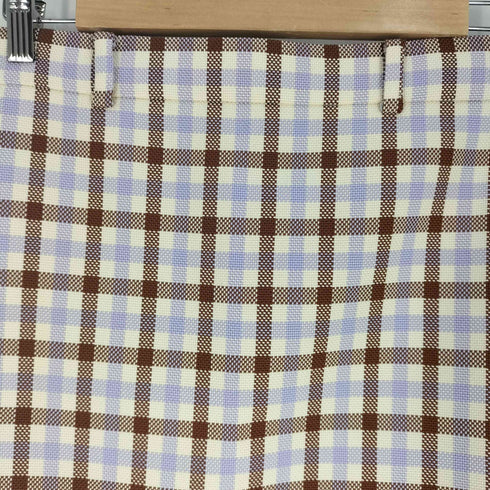 ザラ ZARA チェック柄 ロング スカート レディース M