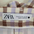 ザラ ZARA チェック柄 ロング スカート レディース M