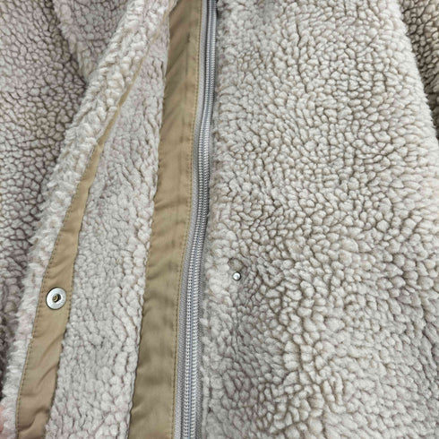 ミルクフェド MILKFED. 23aw LOGO COLLAR BOA JACKET ロゴカラーボアジャケット レディース ONE SIZE